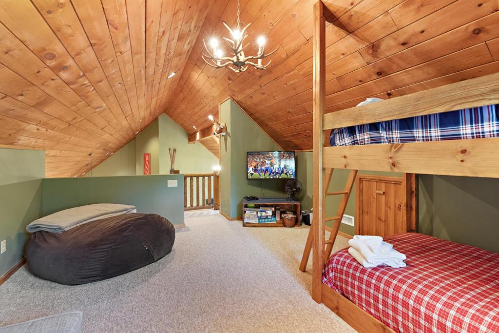 Lucky Bear Cabin Banner Elk Extérieur photo
